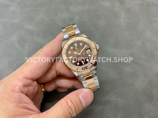 CVS Factory Rolex Yacht-Master 268621-0003 37mm Half Rose Gold Brown Dial (7) CVS Factory Rolex Yacht-Master 268621-0003 37mm Half Rose Gold Brown Dial