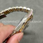 Clean Factory Rolex Datejust 126233-0021 36mm Half Yellow Gold Diamond Black Dial