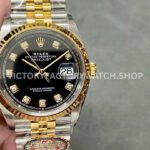 Clean Factory Rolex 126233-0021 36mm Half Yellow Gold Super clone