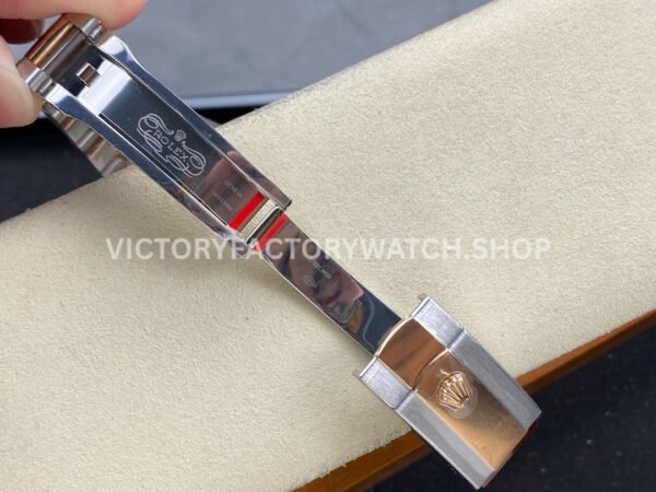 Clean Factory Rolex Datejust 126231 36mm Half Rose Gold Pink Dial