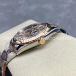 Clean Factory Rolex Datejust 126231 36mm Half Rose Gold Pink Dial