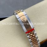 Clean Factory Rolex Datejust 126231 36mm Half Rose Gold Pink Dial Jubilee