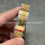 Clean Factory Rolex Datejust 126233-0035 36mm Half Yellow Gold Roman Numerals Wimbledon Grey Dial J (5) Clean Factory Rolex Datejust 126233-0035 36mm Half Yellow Gold Roman Numerals Wimbledon Grey Dial Jubilee