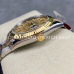 Clean Factory Rolex Datejust 126233-0040 36mm Half Yellow Gold Fluted Motif Gold Dial (10) Clean Factory Rolex Datejust 126233-0040 36mm Half Yellow Gold Fluted Motif Gold Dial