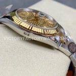 Clean Factory Rolex Datejust 126233-0040 36mm Half Yellow Gold Fluted Motif Gold Dial (6) Clean Factory Rolex Datejust 126233-0040 36mm Half Yellow Gold Fluted Motif Gold Dial