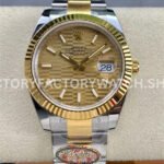 Clean Factory Rolex Datejust 126233-0040 36mm Half Yellow Gold Fluted Motif Gold Dial (9) Clean Factory Rolex Datejust 126233-0040 36mm Half Yellow Gold Fluted Motif Gold Dial Super clone