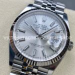 Clean Factory Rolex Datejust 126234-0013 36mm Full 904L Silver Dial Jubilee