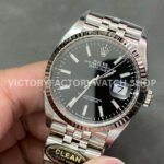 Clean Factory Rolex Datejust 126234-0015 36mm Full 904L Black Dial Jubilee (1) Clean Factory Rolex Datejust 126234-0015 36mm Full 904L Black Dial Jubilee
