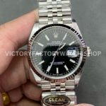 Clean Factory Rolex Datejust 126234-0015 36mm Full 904L Black Dial Jubilee (2) Clean Factory Rolex Datejust 126234-0015 36mm Full 904L Super clone