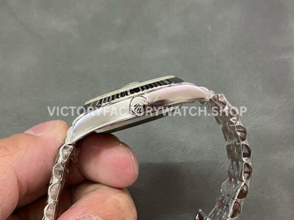 Clean Factory Rolex Datejust 126234-0015 36mm Full 904L Black Dial Jubilee (4) Clean Factory Rolex Datejust 126234-0015 36mm Full 904L Black Dial Jubilee