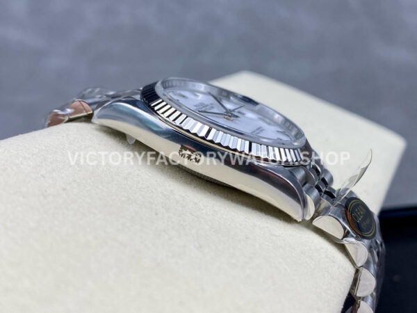 Clean Factory Rolex Datejust 126234-0025 36mm Full 904L Roman Numerals White Dial Jubilee (1) Clean Factory Rolex Datejust 126234-0025 36mm Full 904L Roman Numerals White Dial Jubilee Brand Rolex