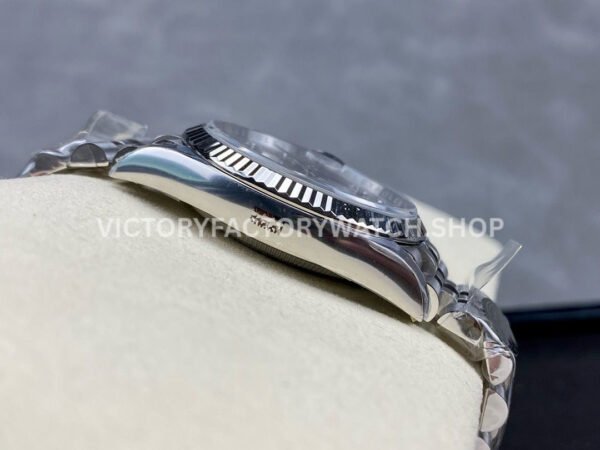 Clean Factory Rolex Datejust 126234-0027 36mm Full 904L Diamond Mop Black Dial Jubilee (9) Clean Factory Rolex Datejust 126234-0027 36mm Full 904L Diamond Mop Black Dial Jubilee