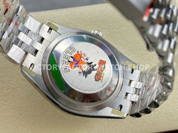 Clean Factory Rolex Datejust 126234-0047 36mm Full 904L Olive Green Palm Motif Dial Jubilee (4) Clean Factory Rolex Datejust 126234-0047 36mm Full 904L Olive Green Palm Motif Dial Jubilee