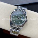 Clean Factory Rolex Datejust 126234-0047 36mm Full 904L Olive Green Palm Motif Dial Jubilee (6) Clean Factory Rolex Datejust 126234-0047 36mm Full 904L Olive Green Palm Motif Dial Jubilee
