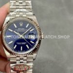 Clean Factory Rolex Datejust 126234-0049 36mm Full 904L Fluted Motif Blue Dial Jubilee (4) Clean Factory Rolex Datejust 126234-0049 36mm Full 904L Fluted Motif Blue Dial Jubilee Super clone
