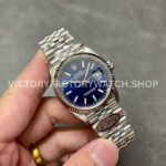 Clean Factory Rolex Datejust 126234-0049 36mm Full 904L Fluted Motif Blue Dial Jubilee (6) Clean Factory Rolex Datejust 126234-0049 36mm Full 904L Fluted Motif Blue Dial Jubilee