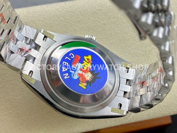 Clean Factory Rolex Datejust 126234-0055 36mm Full 904L Diamond Olive Green Palm Motif Dial Jubi (4) Clean Factory Rolex Datejust 126234-0055 36mm Full 904L Diamond Olive Green Palm Motif Dial Jubilee