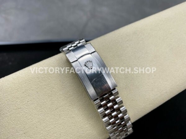 Clean Factory Rolex Datejust 126234-0055 36mm Full 904L Diamond Olive Green Palm Motif Dial Jubi (5) Clean Factory Rolex Datejust 126234-0055 36mm Full 904L Diamond Olive Green Palm Motif Dial Jubilee