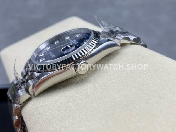 Clean Factory Rolex Datejust 126234-0057 36mm Full 904L Diamond Fluted Motif Blue Dial Jubilee (3) Clean Factory Rolex Datejust 126234-0057 36mm Full 904L Diamond Fluted Motif Blue Dial Jubilee