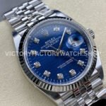 Clean Factory Rolex Datejust 126234-0057 36mm Full 904L Diamond Fluted Motif Blue Dial Jubilee (5) Clean Factory Rolex Datejust 126234-0057 36mm Full 904L Diamond Fluted Motif Blue Dial Jubilee