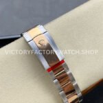 Clean Factory Rolex Datejust 126331-0001 41mm Half Rose Gold Brown Dial