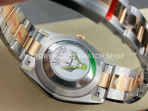 Clean Factory Rolex Datejust 126331-0001 41mm Half Rose Gold Brown Dial