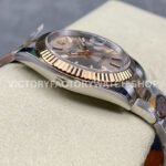 Clean Factory Rolex Datejust 126331-0009 41mm Half Rose Gold Pink Dial