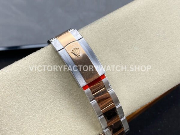 Clean Factory Rolex Datejust 126331-0009 41mm Half Rose Gold Pink Dial