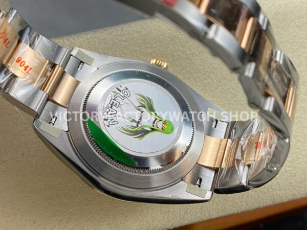 Clean Factory Rolex Datejust 126331-0009 41mm Half Rose Gold Pink Dial