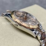 Clean Factory Rolex Datejust 126331-0010 41mm Half Rose Gold Pink Dial Jubilee