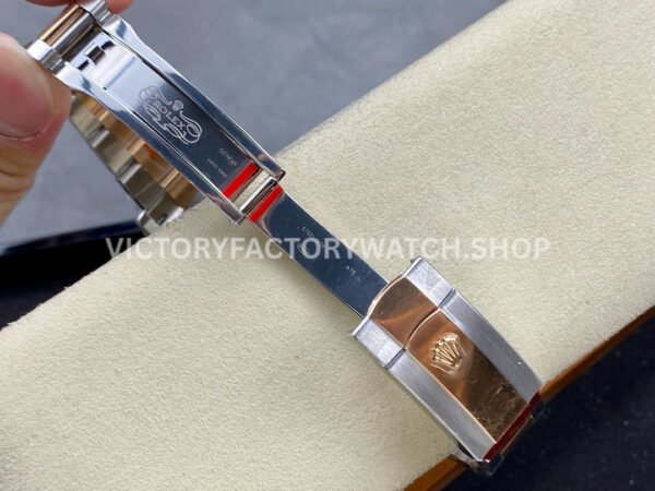 Clean Factory Rolex Datejust 126331 41mm Half Rose Gold Diamond Mother Of Pearl Dial (10) Clean Factory Rolex Datejust 126331 41mm Half Rose Gold Diamond Mother Of Pearl Dial