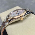 Clean Factory Rolex Datejust 126331 41mm Half Rose Gold Diamond Mother Of Pearl Dial (5) Clean Factory Rolex Datejust 126331 41mm Half Rose Gold Diamond Mother Of Pearl Dial