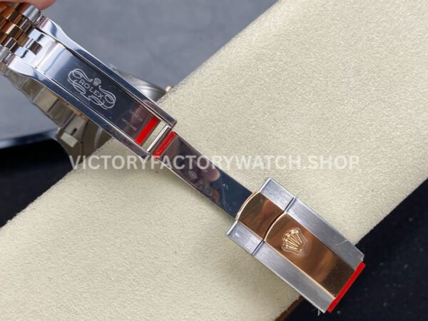 Clean Factory Rolex Datejust 126331 41mm Half Rose Gold Diamond Mother Of Pearl Dial Jubilee (9) Clean Factory Rolex Datejust 126331 41mm Half Rose Gold Diamond Mother Of Pearl Dial Jubilee