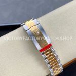 Clean Factory Rolex Datejust 126333-0010 41mm Half Yellow Gold Champagne Dial