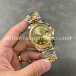 Clean Factory Rolex Datejust 126333-0012 41mm Half Yellow Gold Diamond Champagne Dial (1) Clean Factory Rolex Datejust 126333-0012 41mm Half Yellow Gold Diamond Champagne Dial