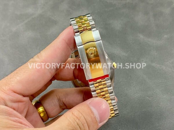 Clean Factory Rolex Datejust 126333-0012 41mm Half Yellow Gold Diamond Champagne Dial (5) Clean Factory Rolex Datejust 126333-0012 41mm Half Yellow Gold Diamond Champagne Dial