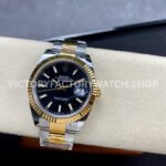 Clean Factory Rolex Datejust 126333-0013 41mm Half Yellow Gold Black Dial (7) Clean Factory Rolex Datejust 126333-0013 41mm Half Yellow Gold Black Dial