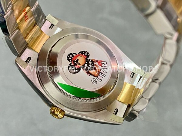 Clean Factory Rolex Datejust 126333-0019 41mm Half Yellow Gold Roman Numerals Wimbledon Grey Dial (1) Clean Factory Rolex Datejust 126333-0019 41mm Half Yellow Gold Roman Numerals Wimbledon Grey Dial