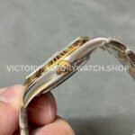 Clean Factory Rolex Datejust 126333-0019 41mm Half Yellow Gold Roman Numerals Wimbledon Grey Dial (5) Clean Factory Rolex Datejust 126333-0019 41mm Half Yellow Gold Roman Numerals Wimbledon Grey Dial