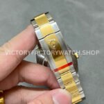 Clean Factory Rolex Datejust 126333-0019 41mm Half Yellow Gold Roman Numerals Wimbledon Grey Dial (7) Clean Factory Rolex Datejust 126333-0019 41mm Half Yellow Gold Roman Numerals Wimbledon Grey Dial