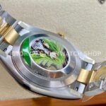 Clean Factory Rolex Datejust 126333-0021 41mm Half Yellow Gold Fluted Motif Champagne Dial