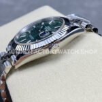 Clean Factory Rolex Datejust 126334-0030 41mm Full 904L Fluted Motif Olive Green Dial Jubilee