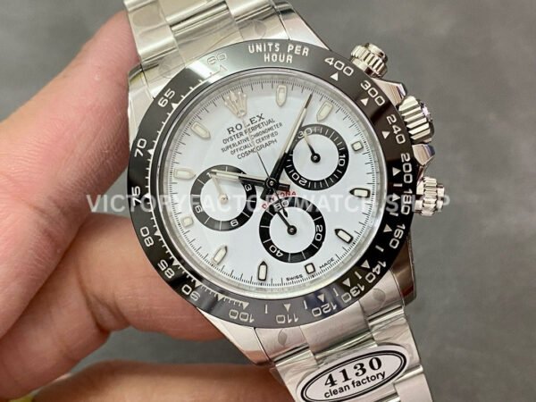 Clean Factory Rolex Daytona 116500LN-0001 40mm Full 904L White Dial (1) Clean Factory Rolex Daytona 116500LN-0001 40mm Full 904L White Dial