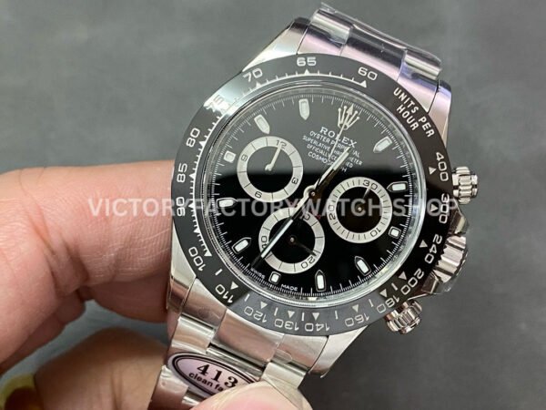 Clean Factory Rolex Daytona 116500LN-0002 40mm Full 904L Black Dial