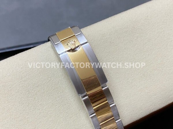 Clean Factory Rolex Daytona 116503-0003 40mm Half Yellow Gold Champagne Dial