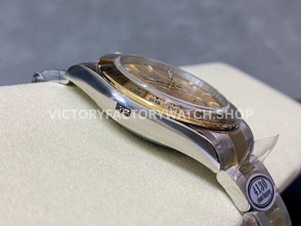 Clean Factory Rolex Daytona 116503-0003 40mm Half Yellow Gold Champagne Dial