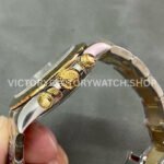 Clean Factory Rolex Daytona 116503-0008 40mm Half Yellow Gold Diamond Mop Black Dial (7) Clean Factory Rolex Daytona 116503-0008 40mm Half Yellow Gold Diamond Mop Black Dial