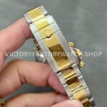 Clean Factory Rolex Daytona 116503-0008 40mm Half Yellow Gold Diamond Mop Black Dial (8) Clean Factory Rolex Daytona 116503-0008 40mm Half Yellow Gold Diamond Mop Black Dial