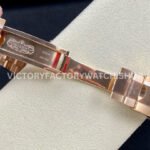 Clean Factory Rolex Daytona 116505-0003 40mm Full Rose Gold Black Eye Pink Dial