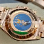 Clean Factory Rolex Daytona 116505-0003 40mm Full Rose Gold Black Eye Pink Dial